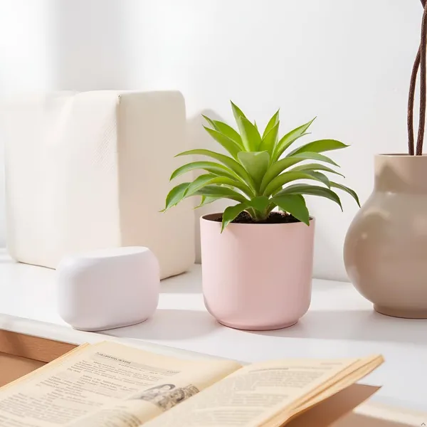 Orin_6D_Pink_Ceramic_Pots_For_Indoor_Plants,_Planters,Gamla,Outdoor,Balcony,Home,Round,Garden,_Office_Decor,Succulent(H_-_13.5_X_D_-_15.5_Cm)