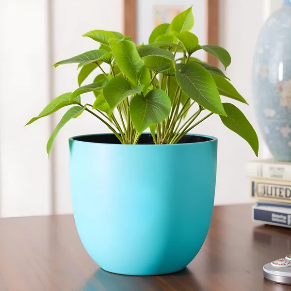 Avani_4.5D_Aqua_Ceramic_Pots_For_Indoor_Plants,_Planters,Gamla,Outdoor,Balcony,Home,Round,Garden,_Office_Decor,Succulent(H_-_9_X_D_-_11.5_Cm)