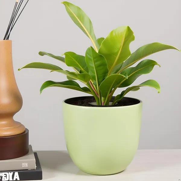 Avani_4.5D_Mint_Ceramic_Pots_For_Indoor_Plants,_Planters,Gamla,Outdoor,Balcony,Home,Round,Garden,_Office_Decor,Succulent(H_-_9_X_D_-_11.5_Cm)