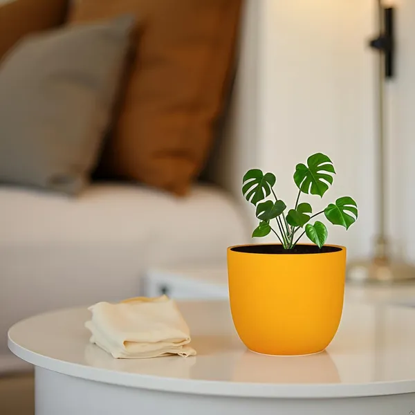 Avani_5D_Lily_Ceramic_Pots_For_Indoor_Plants,_Planters,Gamla,Outdoor,Balcony,Home,Round,Garden,_Office_Decor,Succulent(H_-_11_X_D_-_13_Cm)
