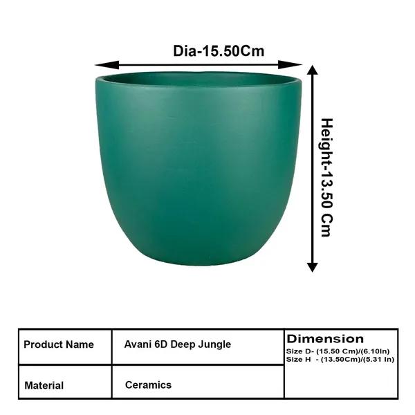 Avani_6D_Deep_Jungle_Ceramic_Pots_For_Indoor_Plants,_Planters,Gamla,Outdoor,Balcony,Home,Round,Garden,_Office_Decor,Succulent(H_-_13_X_D_-_15.5_Cm)