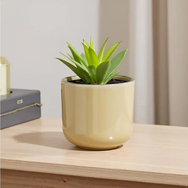 Orin_6D_Brown__Ceramic_Pots_For_Indoor_Plants,_Planters,Gamla,Outdoor,Balcony,Home,Round,Garden,_Office_Decor,Succulent(H_-_13.5_X_D_-_15.5_Cm)