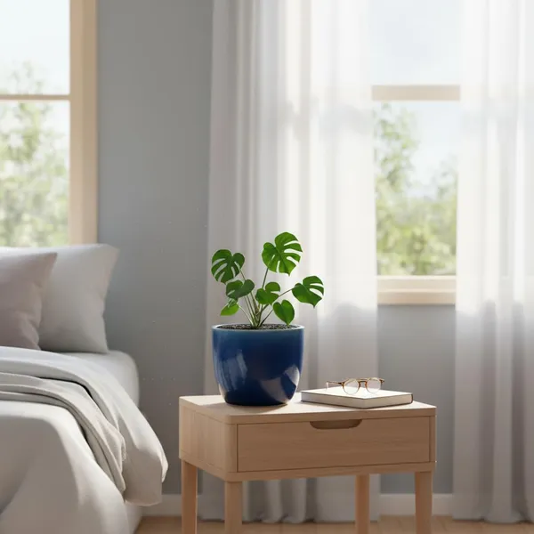 Avani_6D_Blue_0_Ceramic_Pots_For_Indoor_Plants,_Planters,Gamla,Outdoor,Balcony,Home,Round,Garden,_Office_Decor,Succulent(H_-_13_X_D_-_15.5_Cm)