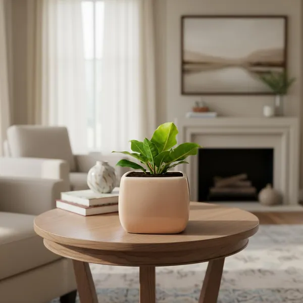 Nebi_Peach_5_Ceramic_Pots_For_Indoor_Plants,_Planters,Gamla,Outdoor,Balcony,Home,Round,Garden,_Office_Decor,Succulent(L-9.5_X_W-9.5_X_H_-_8_Cm)
