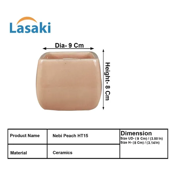 Nebi_Peach_5_Ceramic_Pots_For_Indoor_Plants,_Planters,Gamla,Outdoor,Balcony,Home,Round,Garden,_Office_Decor,Succulent(L-9.5_X_W-9.5_X_H_-_8_Cm)