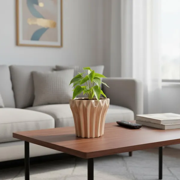 Flory_Peach_5_Ceramic_Pots_For_Indoor_Plants,_Planters,Gamla,Outdoor,Balcony,Home,Round,Garden,_Office_Decor,Succulent(H_-_14_X_D_-_15_Cm)