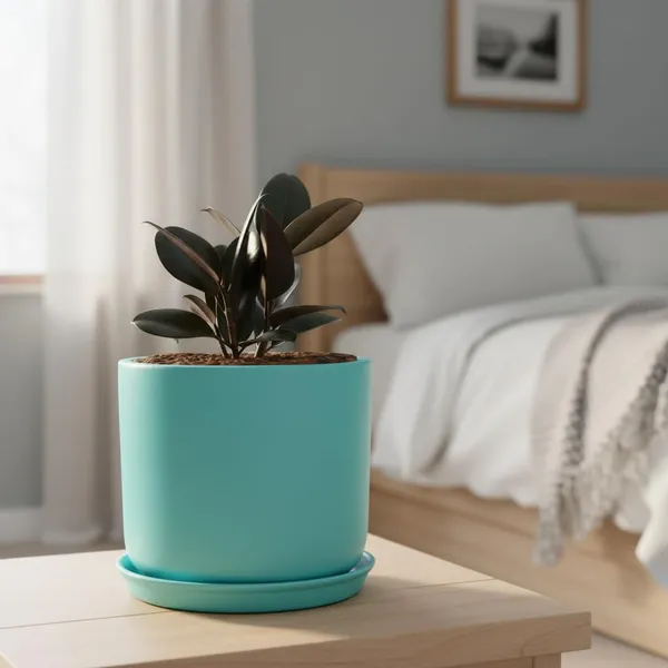 Orin_6D_Aqua_With_Plate_R5_Aqua_Ceramic_Pots_For_Indoor_Plants,Planters,Flower,Gamla,Outdoor(Pot-D-15.5_X_H-13.5Cm,Plate-D-15_Xh-2_Cm)