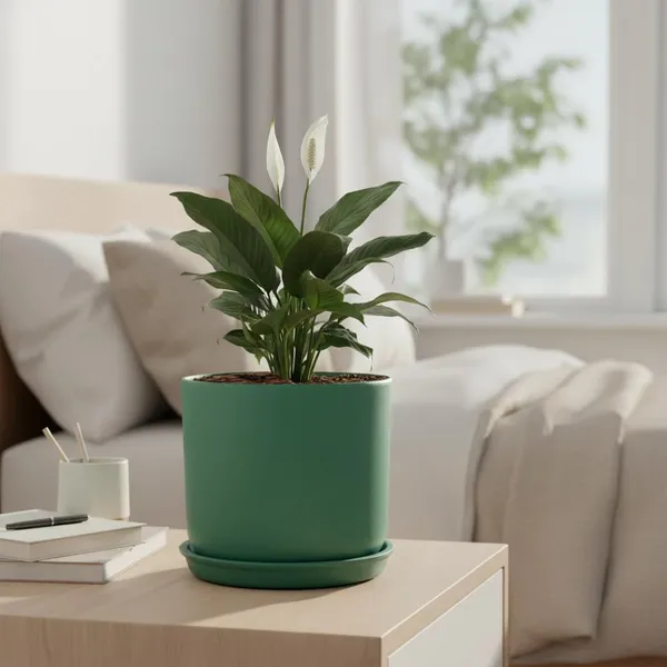 Orin_6D_Deep_Jungle_With_Plate_R5_Deep_Jungle_Ceramic_Pots_For_Indoor_Plants,Planters,Flower,Gamla,Outdoor(Pot-D-15.5_X_H-13.5Cm,Plate-D-15_Xh-2_Cm)