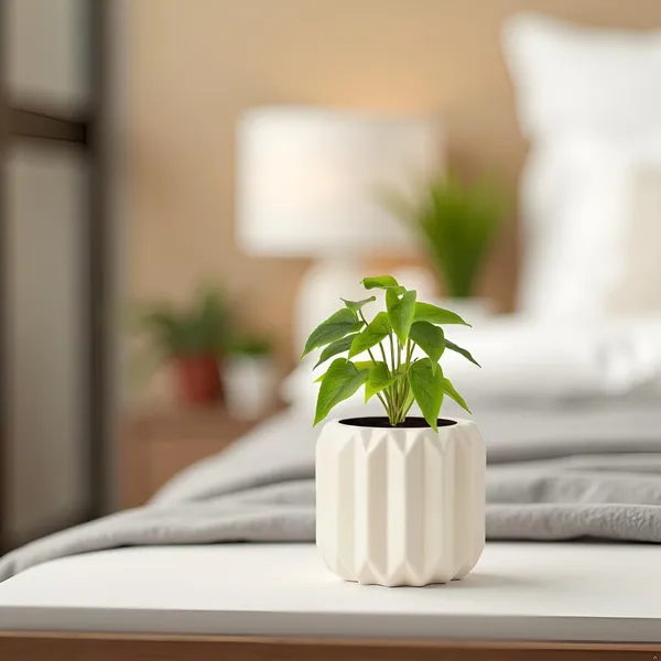 Kavira_Ivory_Ht25_Ceramic_Pots_For_Indoor_Plants,_Planters,Gamla,Outdoor,Balcony,Home,Round,Garden,_Office_Decor,Succulent(H_-_11_X_D_-_12_Cm)