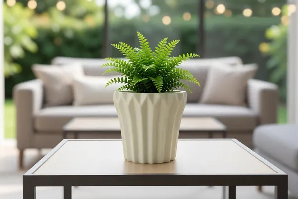 Lasaki_Flory_ivory_HT25_Ceramic_Pots_for_Indoor_Plants,_Planters,gamla,Outdoor,Balcony,Home,Round,Garden,_Office_Decor,Succulent(H_-_14_X_D_-_15_cm)(Plants_not_included)