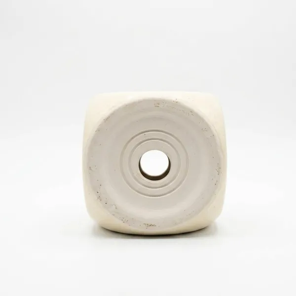 Lasaki_Aero_ivory_HT25_Ceramic_Pots_for_Indoor_Plants,_Planters,gamla,Outdoor,Balcony,Home,Round,Garden,_Office_Decor,Succulent(L_-_9_X_W_-_9_X_H_-_9_cm)(Plants_not_included)