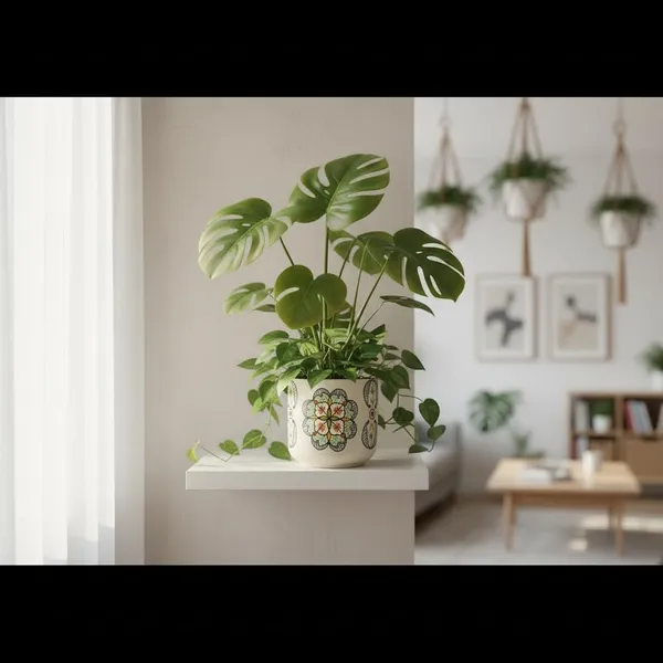 Lasaki_Orin_4.5d_moroccan_painting_Ceramic_Pots_for_Indoor_Plants,_Planters,gamla,Outdoor,Balcony,Home,Round,Garden,_Office_Decor,Succulent(H_-_10_X_D_-_11.5_cm)(Plants_not_included)