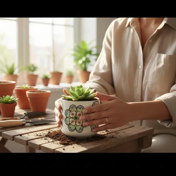 Lasaki_Orin_4.5d_moroccan_painting_Ceramic_Pots_for_Indoor_Plants,_Planters,gamla,Outdoor,Balcony,Home,Round,Garden,_Office_Decor,Succulent(H_-_10_X_D_-_11.5_cm)(Plants_not_included)