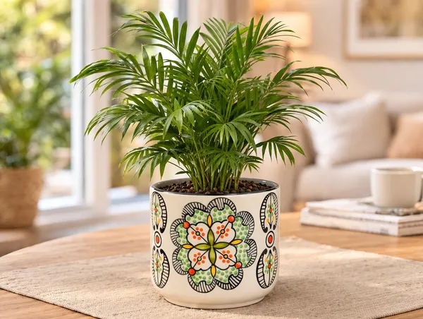 Lasaki_Orin_5d_moroccan_painting_Ceramic_Pots_for_Indoor_Plants,_Planters,gamla,Outdoor,Balcony,Home,Round,Garden,_Office_Decor,Succulent(H_-_11.5_X_D_-_13_cm)(Plants_not_included)