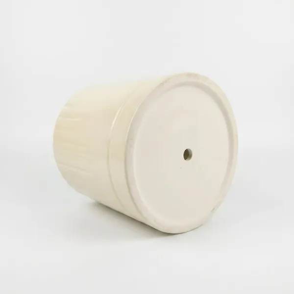 Lasaki_Morvo_ivory_HT25_Ceramic_Pots_for_Indoor_Plants,_Planters,gamla,Outdoor,Balcony,Home,Round,Garden,_Office_Decor,Succulent(H_-_20_X_D_-_20_cm)(Plants_not_included)
