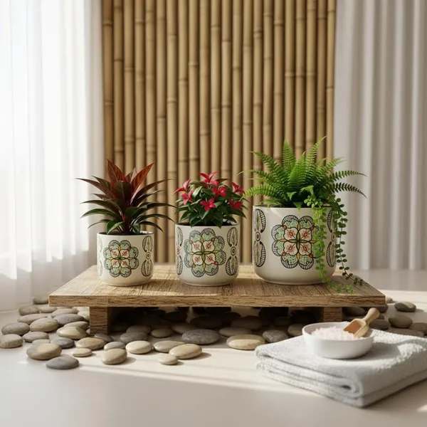 Lasaki_Orin_set_of_3_moroccan_painting_Ceramic_Pots_for_Indoor_Plants,_Planters,gamla,Outdoor,Balcony,Home,Round,Garden,_Office_Decor,Succulent(Plants_not_included)