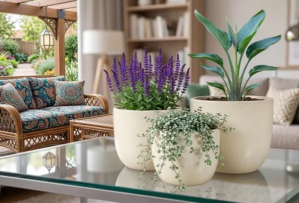 Lasaki_Avani_set_of_3_ivory_HT25_Ceramic_Pots_for_Indoor_Plants,_Planters,gamla,Outdoor,Balcony,Home,Round,Garden,_Office_Decor,Succulent(Plants_not_included)