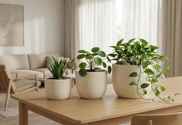 Lasaki_Avani_set_of_3_ivory_HT25_Ceramic_Pots_for_Indoor_Plants,_Planters,gamla,Outdoor,Balcony,Home,Round,Garden,_Office_Decor,Succulent(Plants_not_included)
