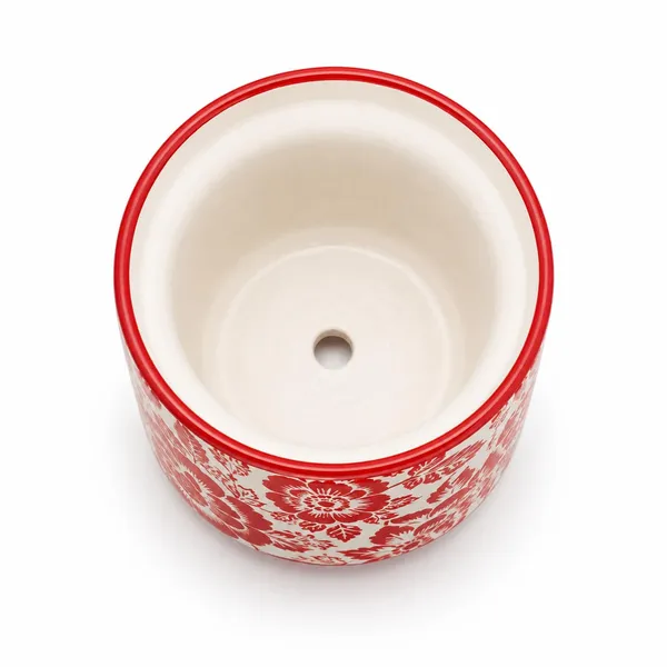 Lasaki_Orin_6d_sp1_red_Ceramic_Pots_for_Indoor_Plants,_Planters,gamla,Outdoor,Balcony,Home,Round,Garden,_Office_Decor,Succulent(H_-_13.5_X_D_-_15.5_cm)(Plants_not_included)