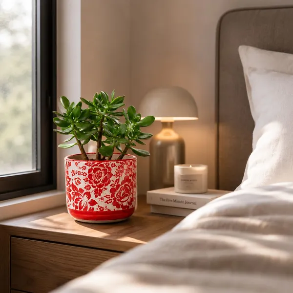Lasaki_Orin_4.5d_flr2_red_Ceramic_Pots_for_Indoor_Plants,_Planters,gamla,Outdoor,Balcony,Home,Round,Garden,_Office_Decor,Succulent(H_-_10_X_D_-_11.5_cm)(Plants_not_included)