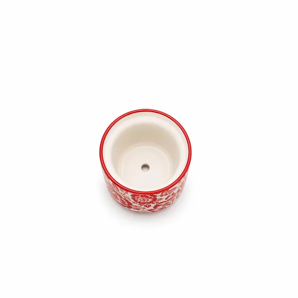 Lasaki_Orin_4.5d_flr2_red_Ceramic_Pots_for_Indoor_Plants,_Planters,gamla,Outdoor,Balcony,Home,Round,Garden,_Office_Decor,Succulent(H_-_10_X_D_-_11.5_cm)(Plants_not_included)
