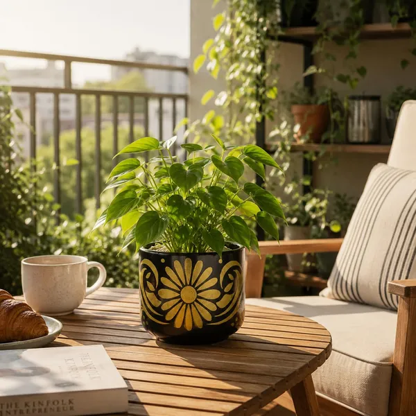 Lasaki_Orin_4.5d_hp3_gold_Ceramic_Pots_for_Indoor_Plants,_Planters,gamla,Outdoor,Balcony,Home,Round,Garden,_Office_Decor,Succulent(H_-_10_X_D_-_11.5_cm)(Plants_not_included)