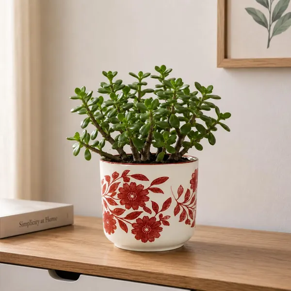 Lasaki_Orin_6d_sp3_red_Ceramic_Pots_for_Indoor_Plants,_Planters,gamla,Outdoor,Balcony,Home,Round,Garden,_Office_Decor,Succulent(H_-_13.5_X_D_-_15.5_cm)(Plants_not_included)