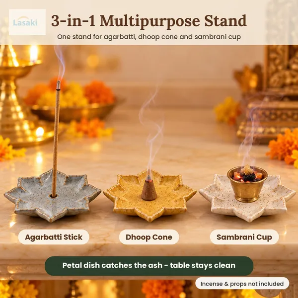 Lasaki_Petal_Ceramic_Agarbatti_Stand_Set_of_2,_Multipurpose_Incense_Holder