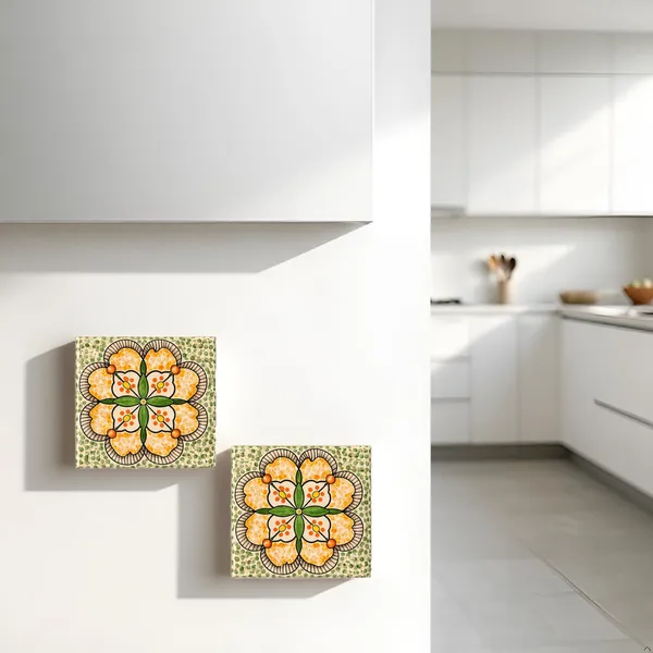 Lasaki_Moroccan_4x4_inch_(set_of_2)_Handmade_Ceramic_tiles_for_Kitchen,_Bathroom_&_Wall_D�cor
