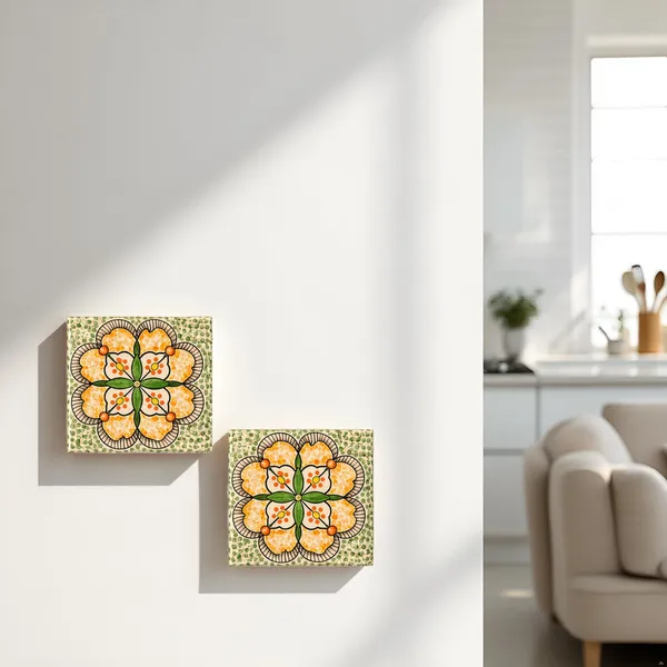 Lasaki_Moroccan_4x4_inch_(set_of_2)_Handmade_Ceramic_tiles_for_Kitchen,_Bathroom_&_Wall_D�cor