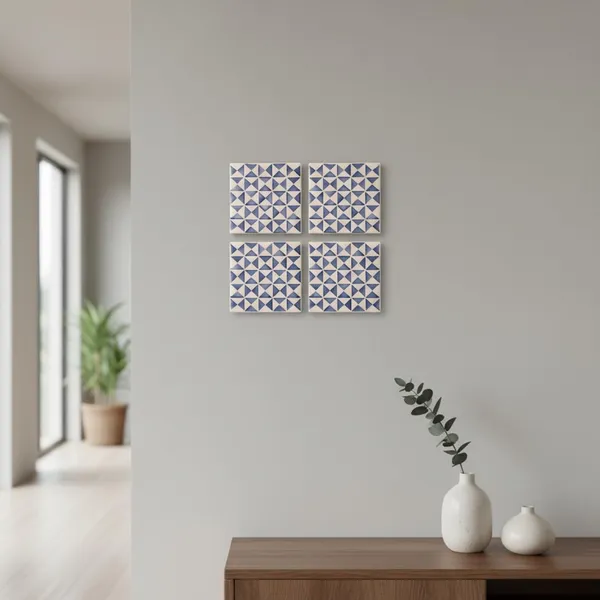 Lasaki_Trivon_blue_4x4_inch_(set_of_4)_Handmade_Ceramic_tiles_for_Kitchen,_Bathroom_&_Wall_D�cor