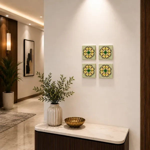 Lasaki_Moroccan_mint_tile_4x4_inch_(set_of_4)_Handmade_Ceramic_tiles_for_Kitchen,_Bathroom_&_Wall_D�cor