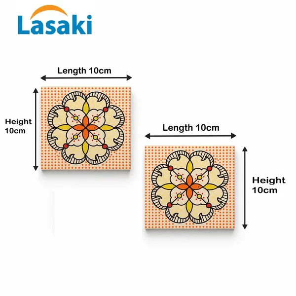 Lasaki_Moroccan_orange_tile_4x4_inch_(set_of_2)_Handmade_Ceramic_tiles_for_Kitchen,_Bathroom_&_Wall_D�cor