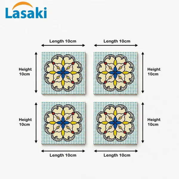 Lasaki_Moroccan_blue_tile_4x4_inch_(set_of_4)_Handmade_Ceramic_tiles_for_Kitchen,_Bathroom_&_Wall_D�cor