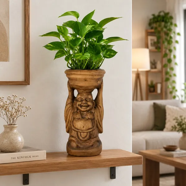 Laughing_Buddha_Antique_Ceramic_Pot_For_Indoor_Plants_Living_Room_Interior_Pot_Plant_Home_Décor_Planter_(Cir002)