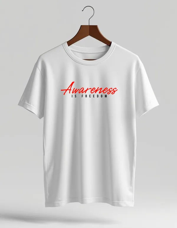 White_Quotecraft_Series_Cotton_Regular_Fit_T-Shirt_For_Men