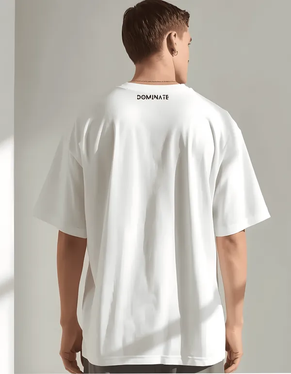White_Primeword_Edition_Cotton_Oversize_Fit_T-Shirt_For_Men