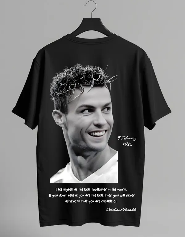 Black_Proleague_Series_Cotton_Oversize_Fit_T-Shirt_For_Men