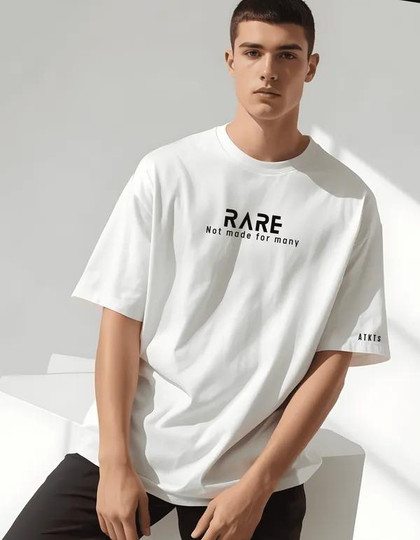 White_Primeword_Edition_Cotton_Oversize_Fit_T-Shirt_For_Men