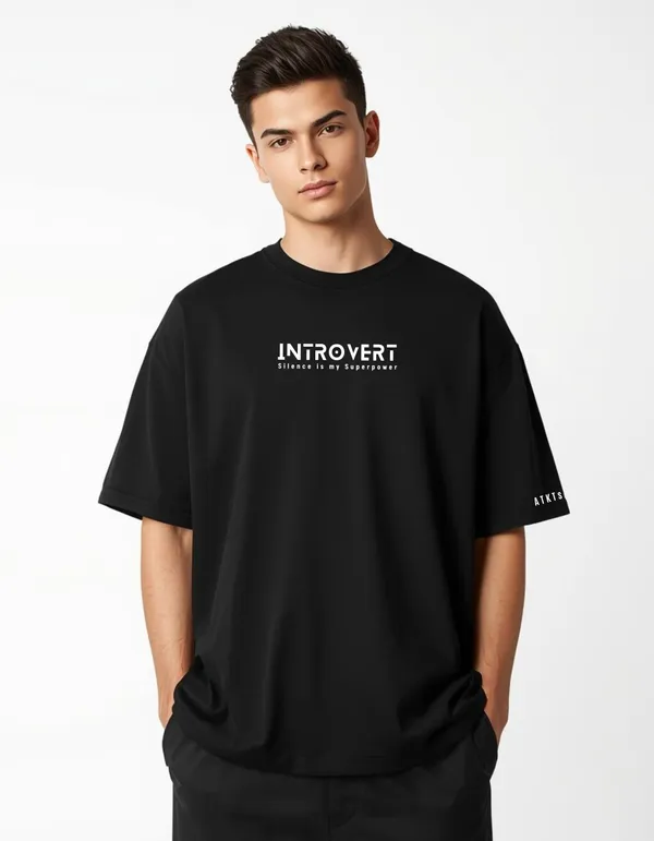 Black_Primeword_Edition_Cotton_Oversize_Fit_T-Shirt_For_Men