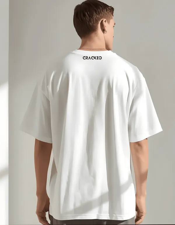 White_Primeword_Edition_Cotton_Oversize_Fit_T-Shirt_For_Men
