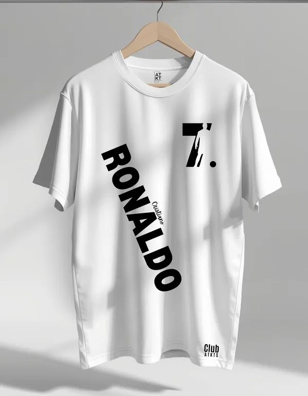 White_Proleague_Series_Cotton_Oversize_Fit_T-Shirt_For_Men