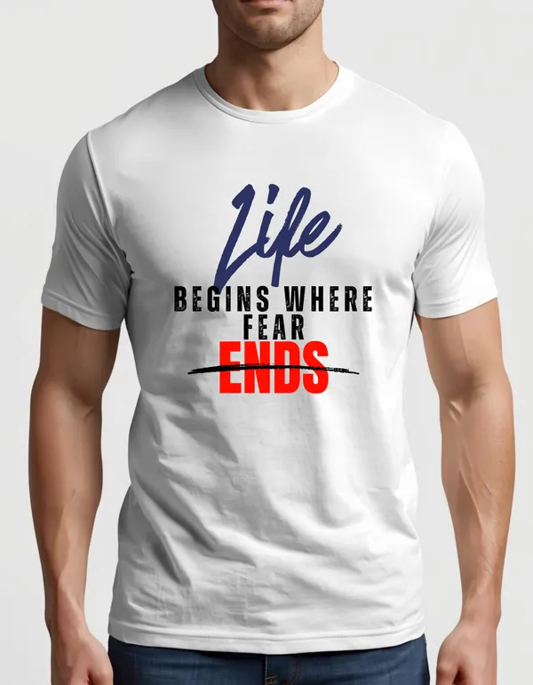 White_Quotecraft_Series_Cotton_Regular_Fit_T-Shirt_For_Men
