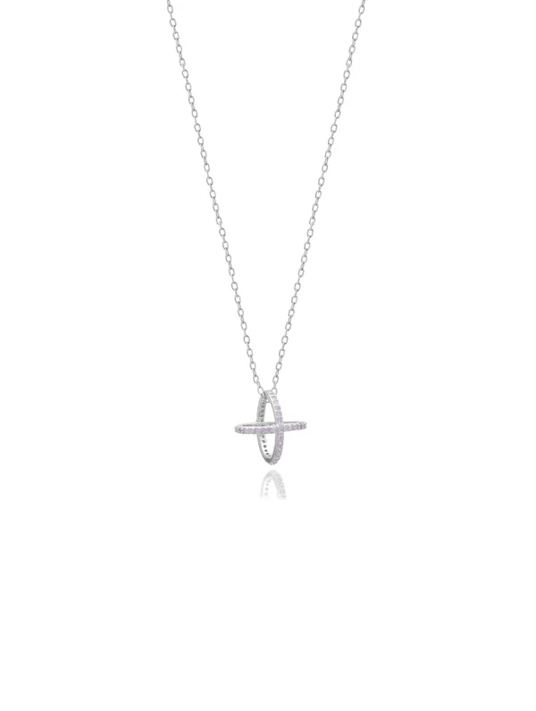 925_Silver_Swarovski_Shine_Pendant_Chain_For_Women
