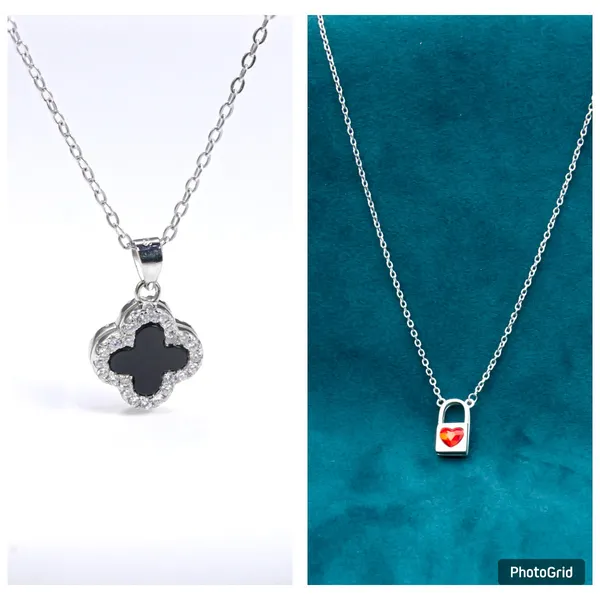 925_Silver_Crimson_Love_And_Midnight_Onyx_Pendant_For_Women(Pack_Of_2)
