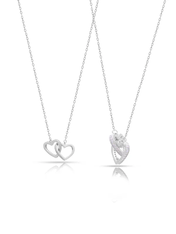925_Silver_Eternal_Togetherness_Pendant_Chain_For_Women