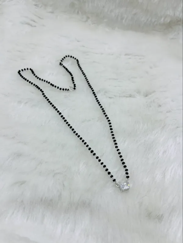 925_Silver_Modern_Solitaire_Charm_Mangalsutra_For_Women