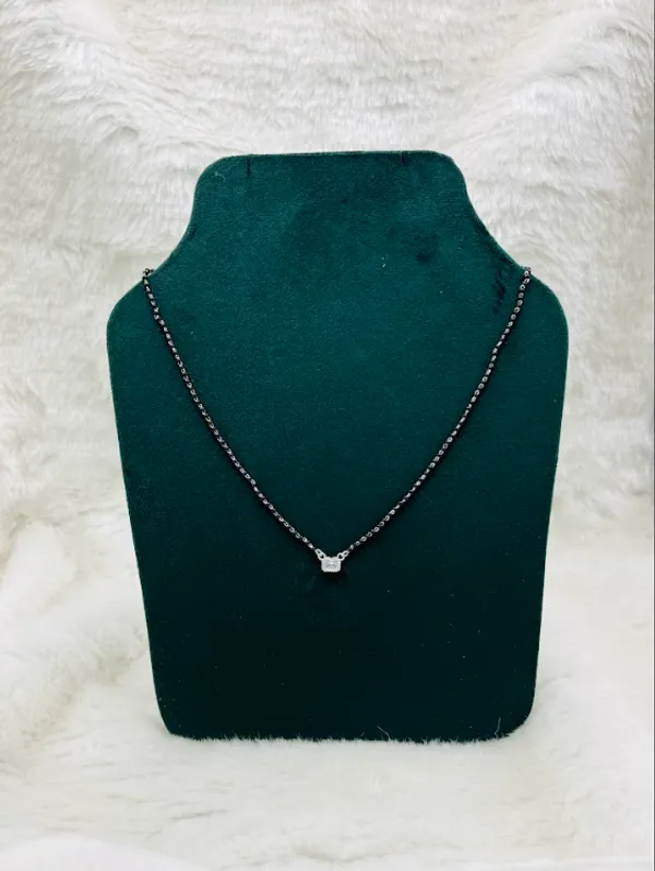 925_Silver_Modern_Solitaire_Charm_Mangalsutra_For_Women