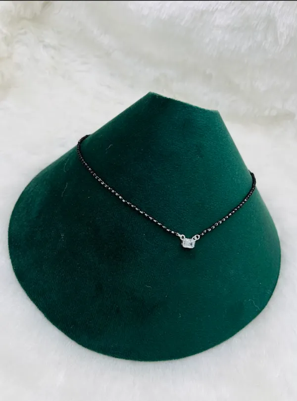 925_Silver_Modern_Solitaire_Charm_Mangalsutra_For_Women