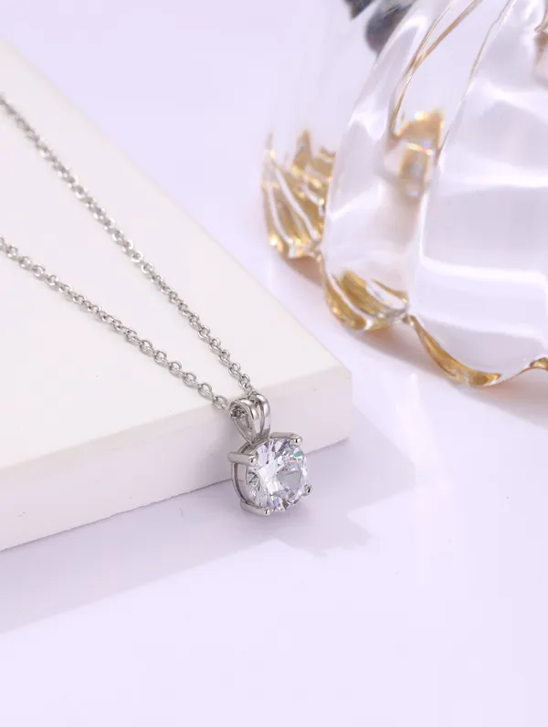 925_Silver_Sterling_Classic_Solitaire_For_Women